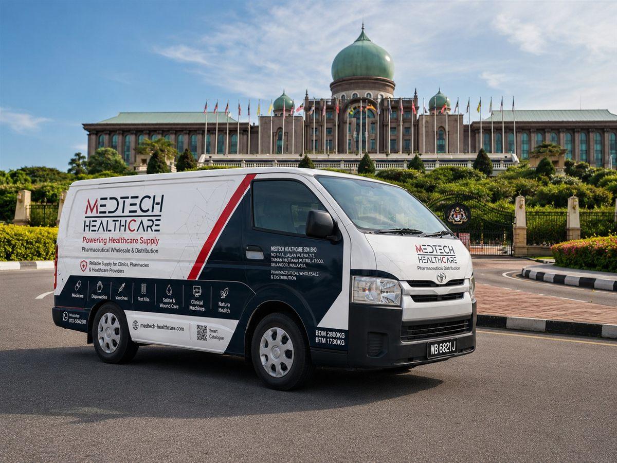 Medtech Healthcare delivery van
